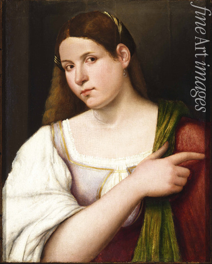 Cariani Giovanni - Portrait of a Young Woman 