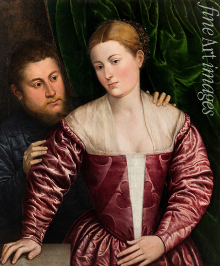 Bordone Paris - Double Portrait of a Venetian Woman and her Cavalier