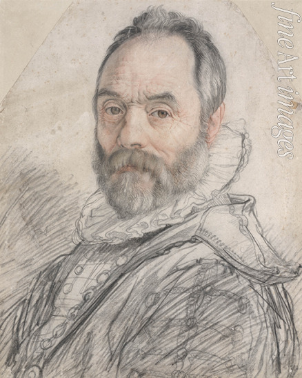 Goltzius Hendrick - Portrait of Giovanni da Bologna (1529-1608)