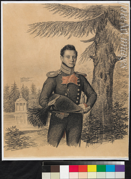 Hampeln Carl von - Portrait of Fyodor Ivanovich Dolgopolov (1792-1856)