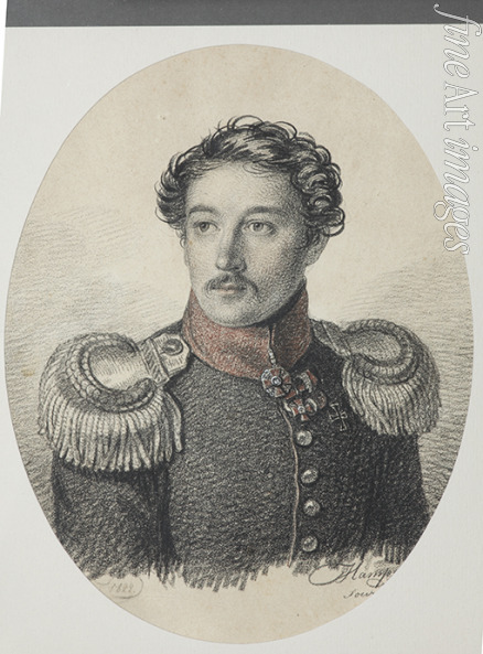 Hampeln Carl von - Portrait of Nikolay Vasilyevich Khvostov (1793-1837)