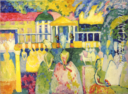 Kandinsky Wassily Vasilyevich - Ladies in Crinolines