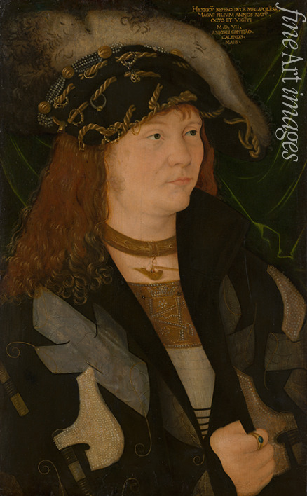 De' Barbari Jacopo - Porträt von Heinrich V., Herzog zu Mecklenburg (1479-1552)