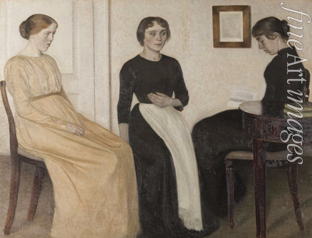 Hammershøi Vilhelm - Three young women