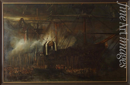 Isabey Louis Gabriel Eugène - Transfer of Napoleon's ashes on board of the frigate La Belle Poule, 15 october 1840
