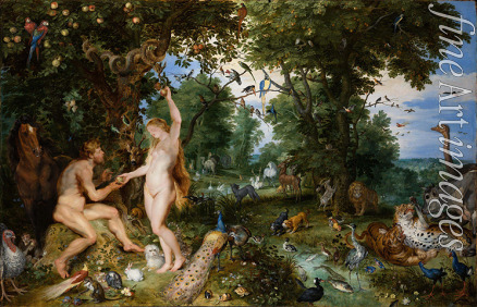 Rubens Pieter Paul - Das irdische Paradies mit dem Sündenfall von Adam und Eva