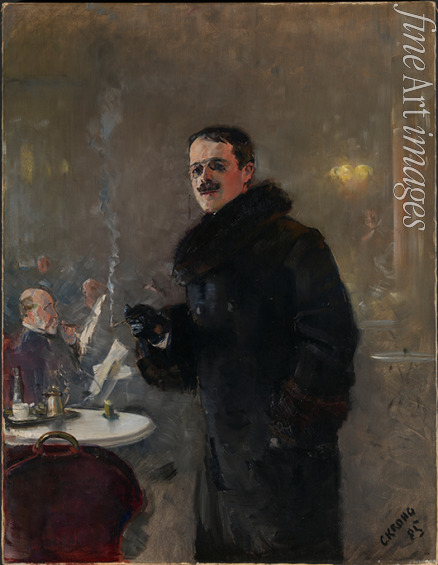 Krohg Christian - Porträt von Gerhard Munthe (1849-1929)