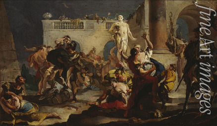Tiepolo Giambattista - The Rape of the Sabine women