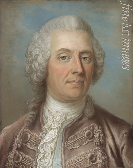 Lundberg Gustaf - Porträt von Baron Johan Vilhelm Sprengtporten (1720-1795)