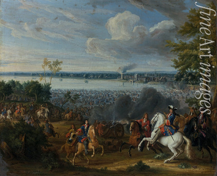 Martin Pierre-Denis II - The crossing of the Rhine at Lobith, 12 June 1672