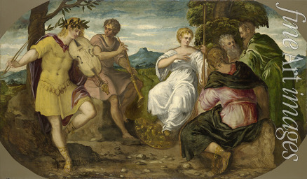 Tintoretto Jacopo - The Musical Contest between Apollo and Marsyas