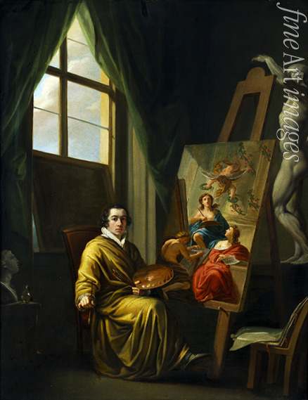 Abel Joseph - Self-Portrait in his Studio