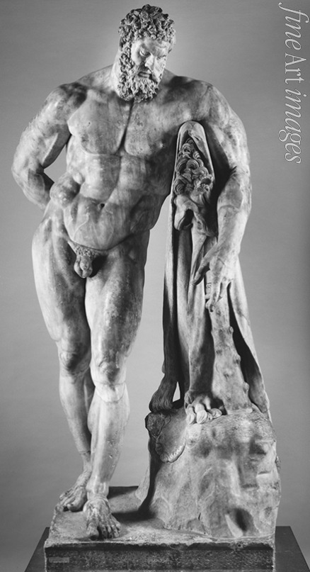 Römische Antike Kunst Klassische Skulptur - Herkules Farnese