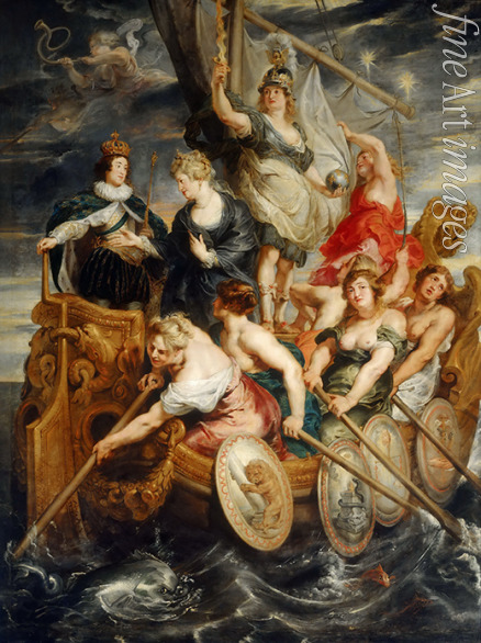 Rubens Pieter Paul - Großjährigkeit des Dauphins Ludwigs XIII. (Gemäldezyklus für Maria de' Medici)