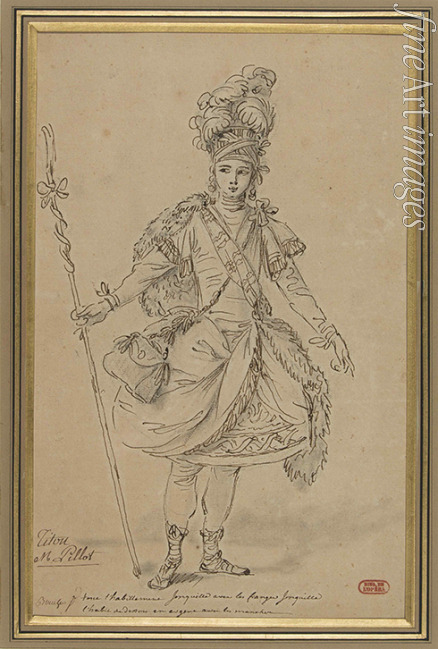 Boucher François - Tithonus. Costume design for the opera Titon et l'Aurore (Tithonus and Aurora) by Jean-Joseph de Mondonville