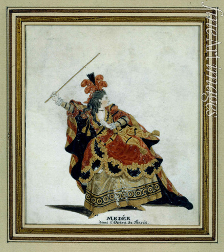 Fesch Jean-Louis - Médée. Costume design for the opera Thésée by Jean-Baptiste Lully