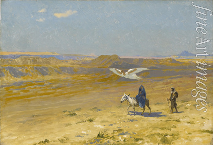 Gerôme Jean-Léon - The Flight into Egypt