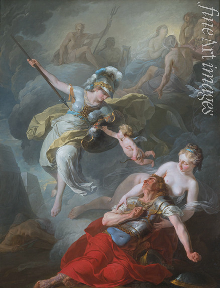 Suvée Joseph-Benoît - Battle of Minerva Against Mars