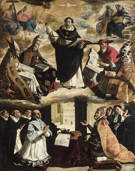 Zurbarán Francisco de - The Apotheosis of Saint Thomas Aquinas