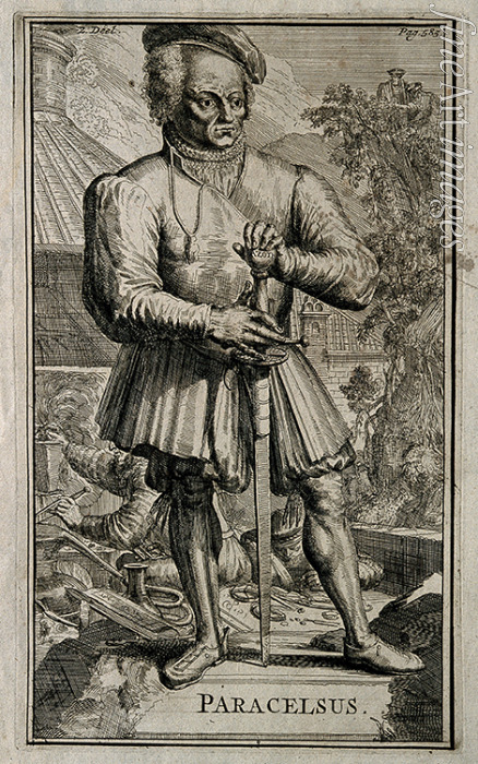 Hooghe Romeyn de - Philippus Theophrastus Aureolus Bombastus von Hohenheim (Paracelsus)