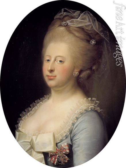 Juel Jens - Portrait of Caroline Matilda of Great Britain (1751-1775), Queen of Denmark