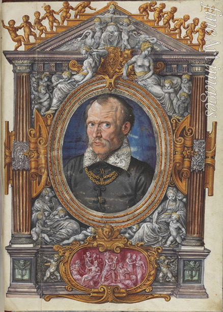 Mielich (Muelich) Hans - Cipriano de Rore (1515/16-1565) From Sechsstimmige Motette Mirabar solito laetas
