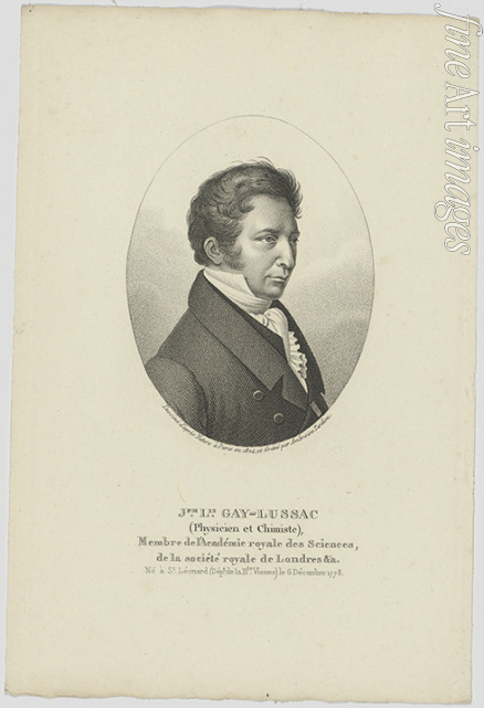 Unbekannter Künstler - Porträt von Joseph Louis Gay-Lussac (1778-1850)