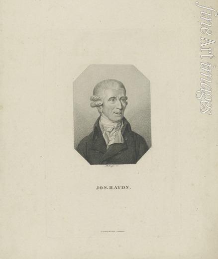 Bollinger Friedrich Wilhelm - Portrait of the composer Joseph Haydn (1732-1809)