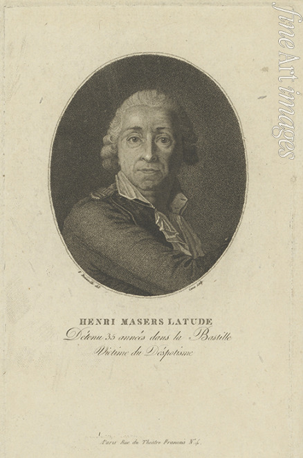 Bonneville François - Porträt von Henri Masers de Latude (1725-1805) 