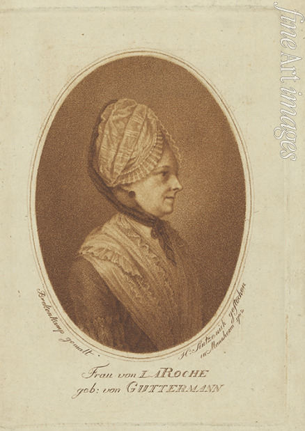 Sintzenich Heinrich - Sophie von La Roche, née Gutermann von Gutershofen (1730-1807) 