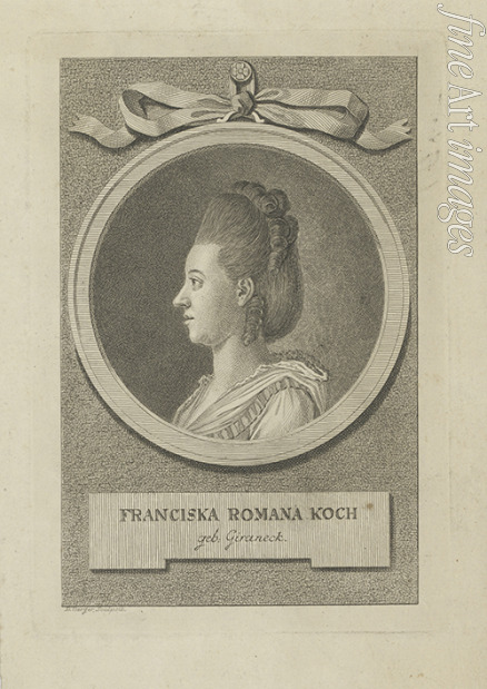 Berger Gottfried Daniel - Portrait of Franziska Romana Koch, née Giraneck (1748-1796)