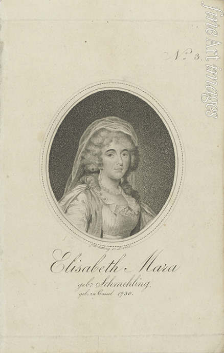 Nettling Friedrich Wilhelm - Gertrud Elisabeth Mara, geb. Schmeling (1749-1833)