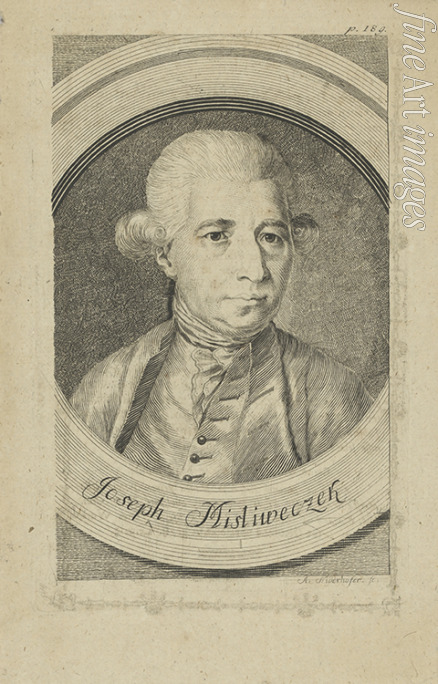Niederhofer Andreas - Porträt von Komponist Josef Myslivecek (1737-1781) 