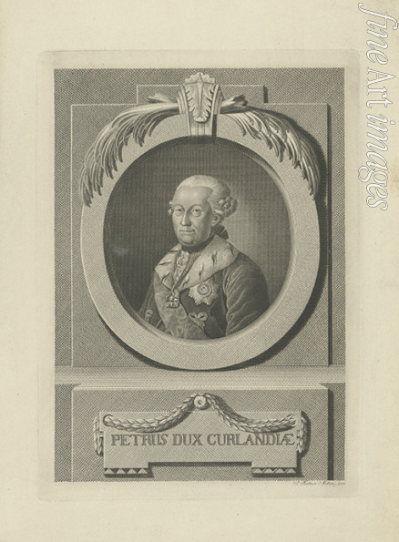 Kuetner Samuel Gottlieb - Peter von Biron (1724-1800), Duke of Courland and Semigallia