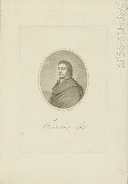 Riedel Carl Traugott - Porträt von Ferdinando Paer (1771-1839)