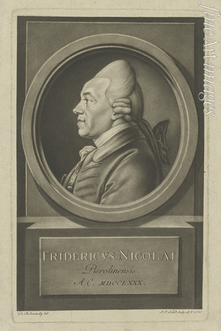 Chodowiecki Daniel Nikolaus - Christoph Friedrich Nicolai (1733-1811) 