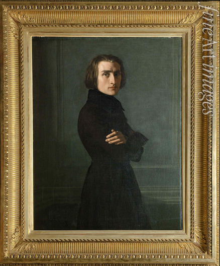Lehmann Henri - Porträt von Komponist Franz Liszt (1811-1886)