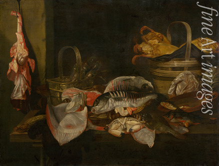Beijeren Abraham Hendricksz van - Still life with Fishes