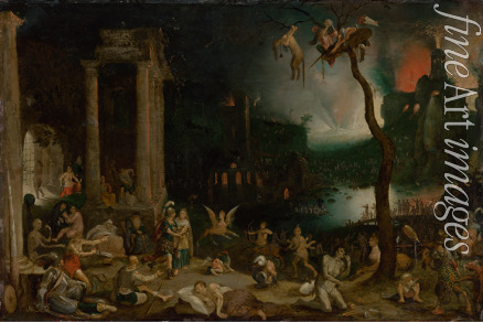 Brueghel Jan the Elder - Aeneas and the Sibyl in the Underworld