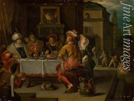 Francken Frans the Younger - The Parable of the Rich Man and the Beggar Lazarus