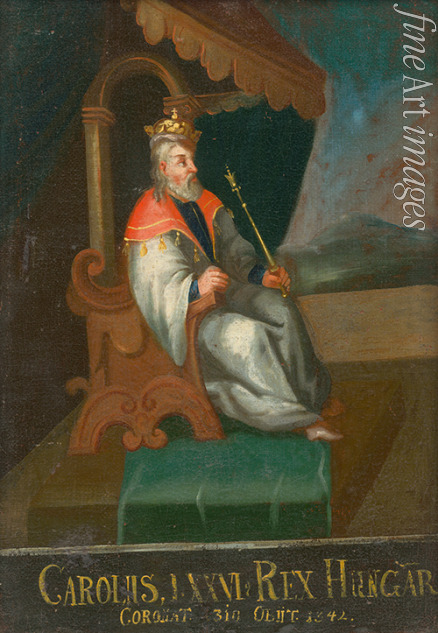 Unbekannter Künstler - König Karl I. Robert von Ungarn (1288-1342)