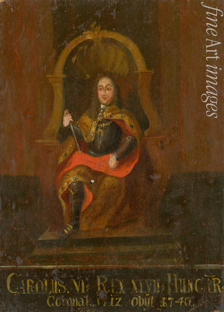 Unbekannter Künstler - Karl VI. (1685-1740), König von Ungarn und Kroatien 
