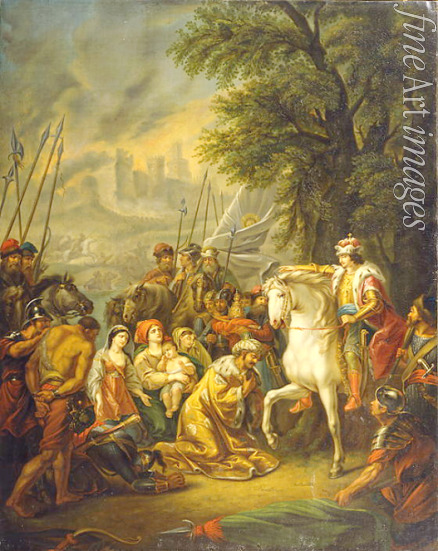 Ugryumov Grigori Ivanovich - Tsar Ivan IV. conquering Kazan in 1552