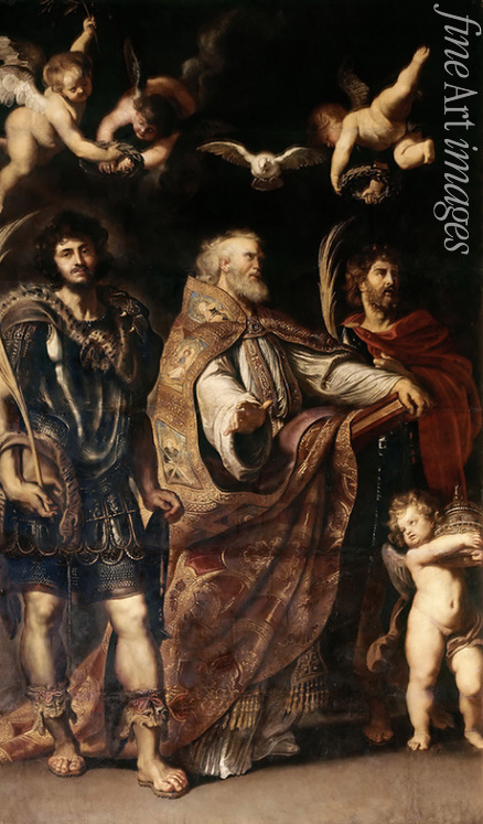 Rubens Pieter Paul - The Saints Gregory I, Maurus and Papias 