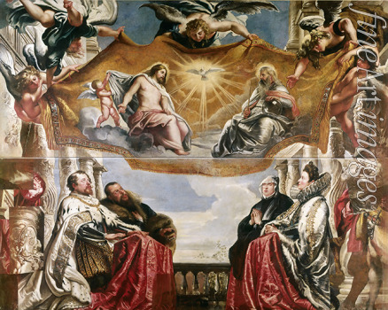 Rubens Pieter Paul - Die Familie Gonzaga in Anbetung der Heiligen Dreifaltigkeit 
