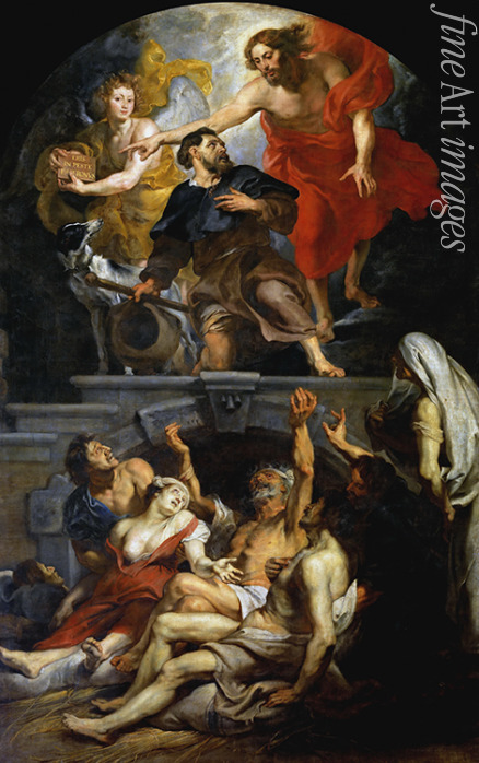 Rubens Pieter Paul - Christ appointing Saint Roch as patron saint of the plague victims