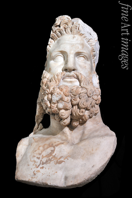 Römische Antike Kunst Klassische Skulptur - Büste des Jupiter
