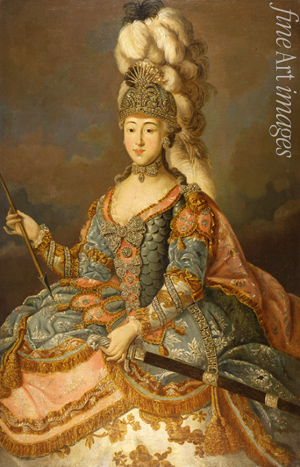Ligotsky Johann (Ivan Demenievich) - Portrait of Countess Anna Petrovna Sheremetyeva (1744-1768)