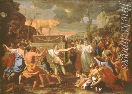 Poussin Nicolas - The Adoration of the Golden Calf