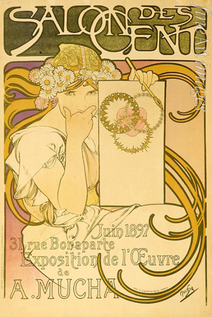 Mucha Alfons Marie - Poster for the A. Mucha's exhibition in the Salon des Cent